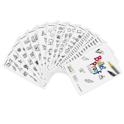 BulletProof Sticker Set – smaller sticker size