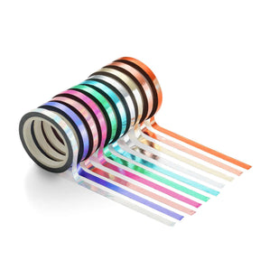 Washi Tape, 10/Set, Hotfoil