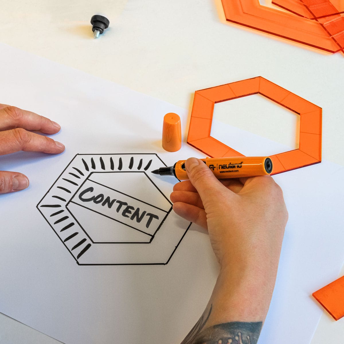 Hexits - Stencil Set