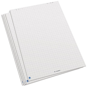 FlipChart Paper, white recycled - checker: 5 pads/rolled
