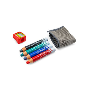 Whiteboard en flipover marker STABILO® MARKdry: set van 4