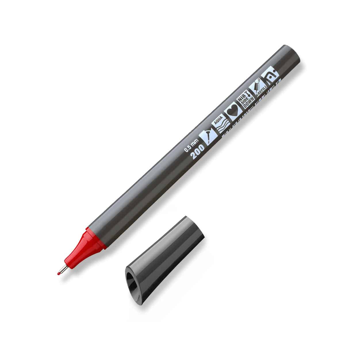 Neuland FineOne® Sketch, 0,5 mm – enkele kleuren- 200 rot