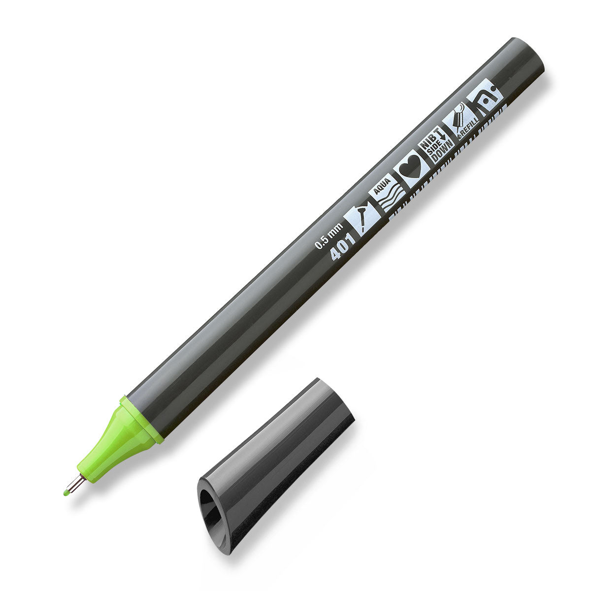 Neuland FineOne® Sketch, 0,5 mm – enkele kleuren- 401 hellgrün