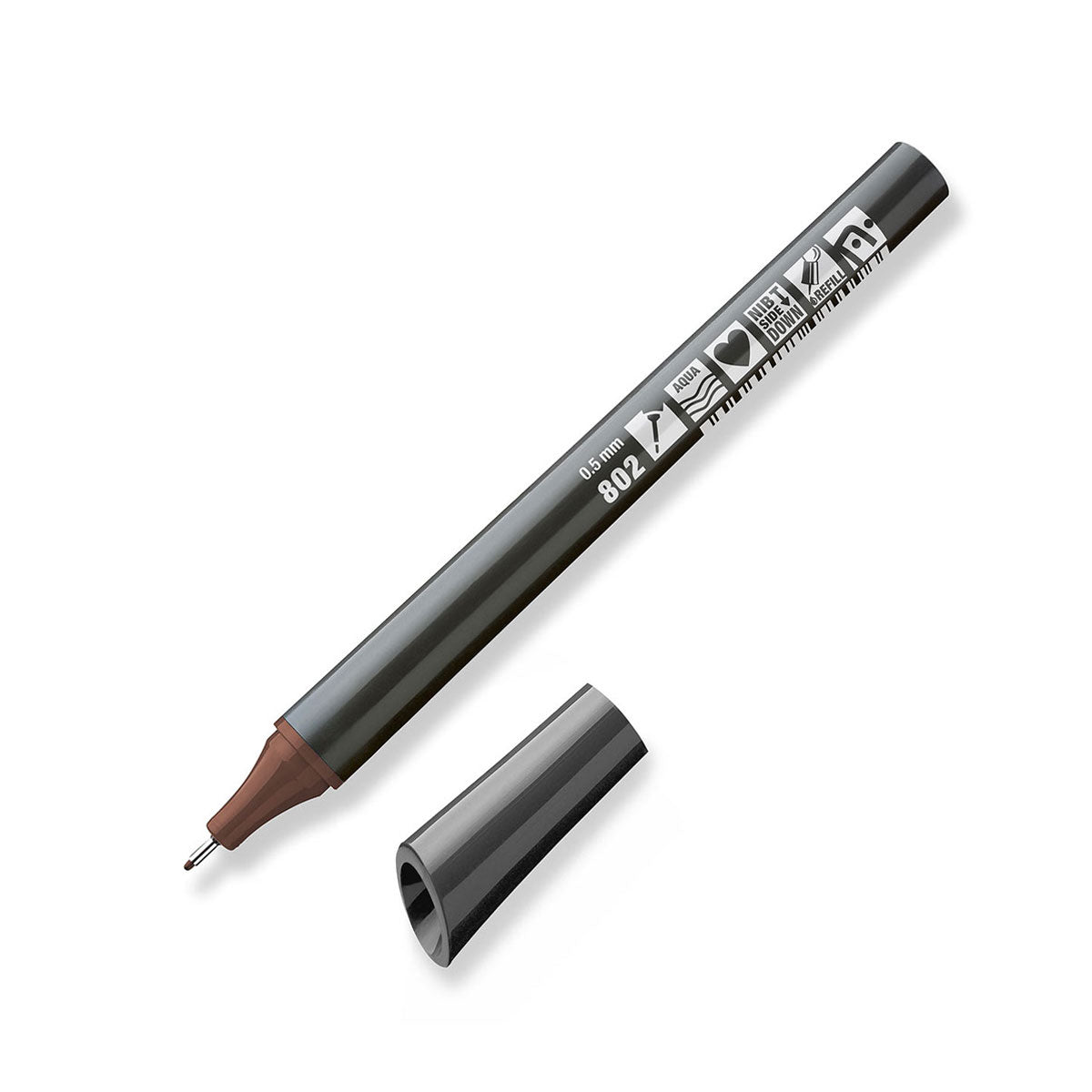 #Marker-Farbe wählen_802 dunkelbraun