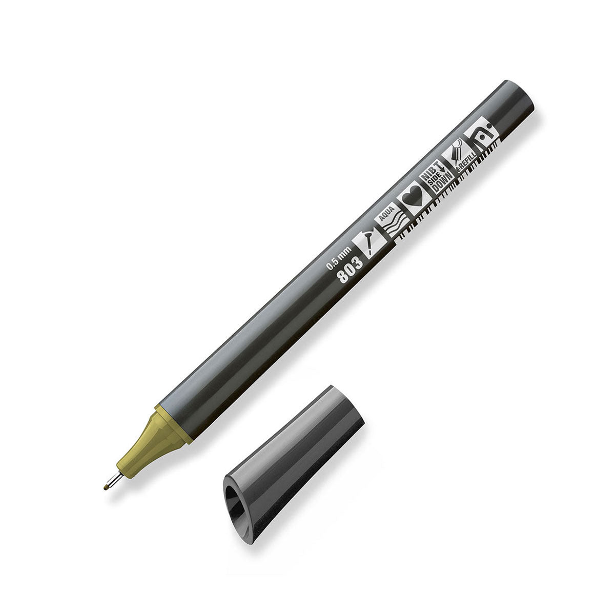 #Marker-Farbe wählen_803 grünbraun