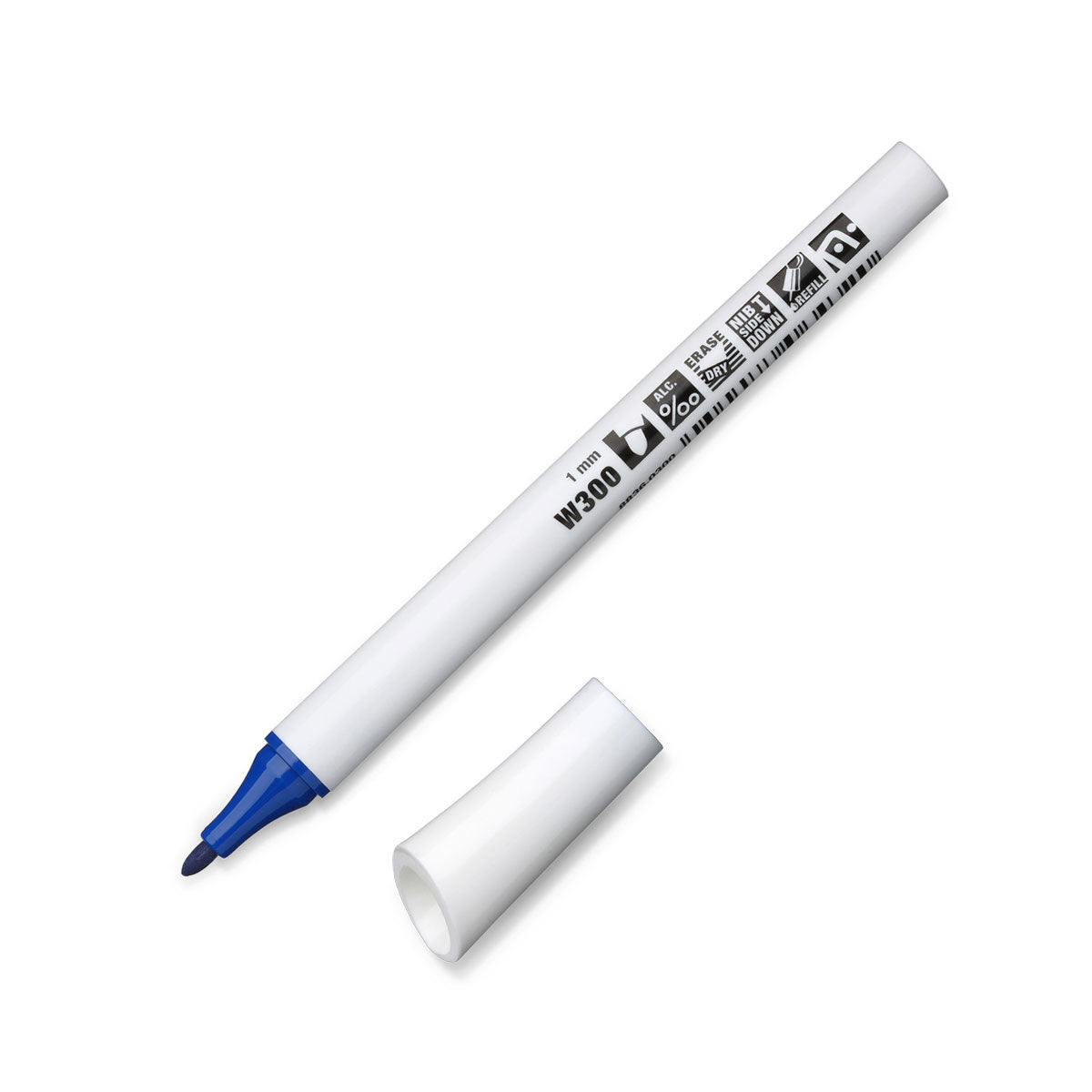 Neuland FineOne® Whiteboard, round nib, 1 mm – single colors- w300 blau