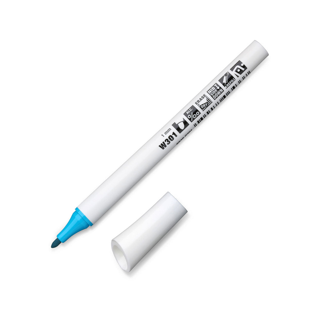 Neuland FineOne® Whiteboard, round nib, 1 mm – single colors- w301 türkis