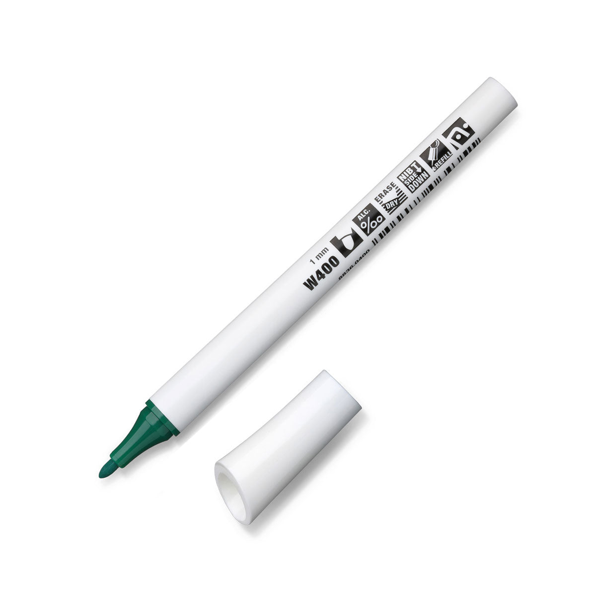 Neuland FineOne® Whiteboard, Rundspitze, 1 mm – Einzelfarben- w400 grün