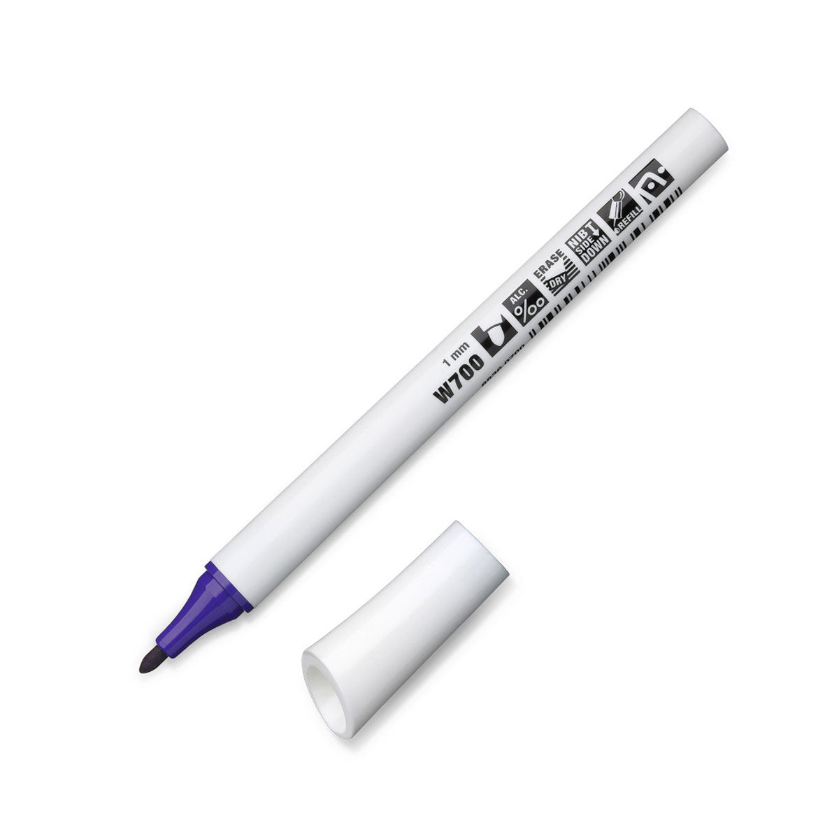 Neuland FineOne® Whiteboard, round nib, 1 mm – single colors- w700 violett