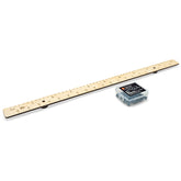 Pinnbares Lineal, Sperrholz, 50 cm / 20 Zoll