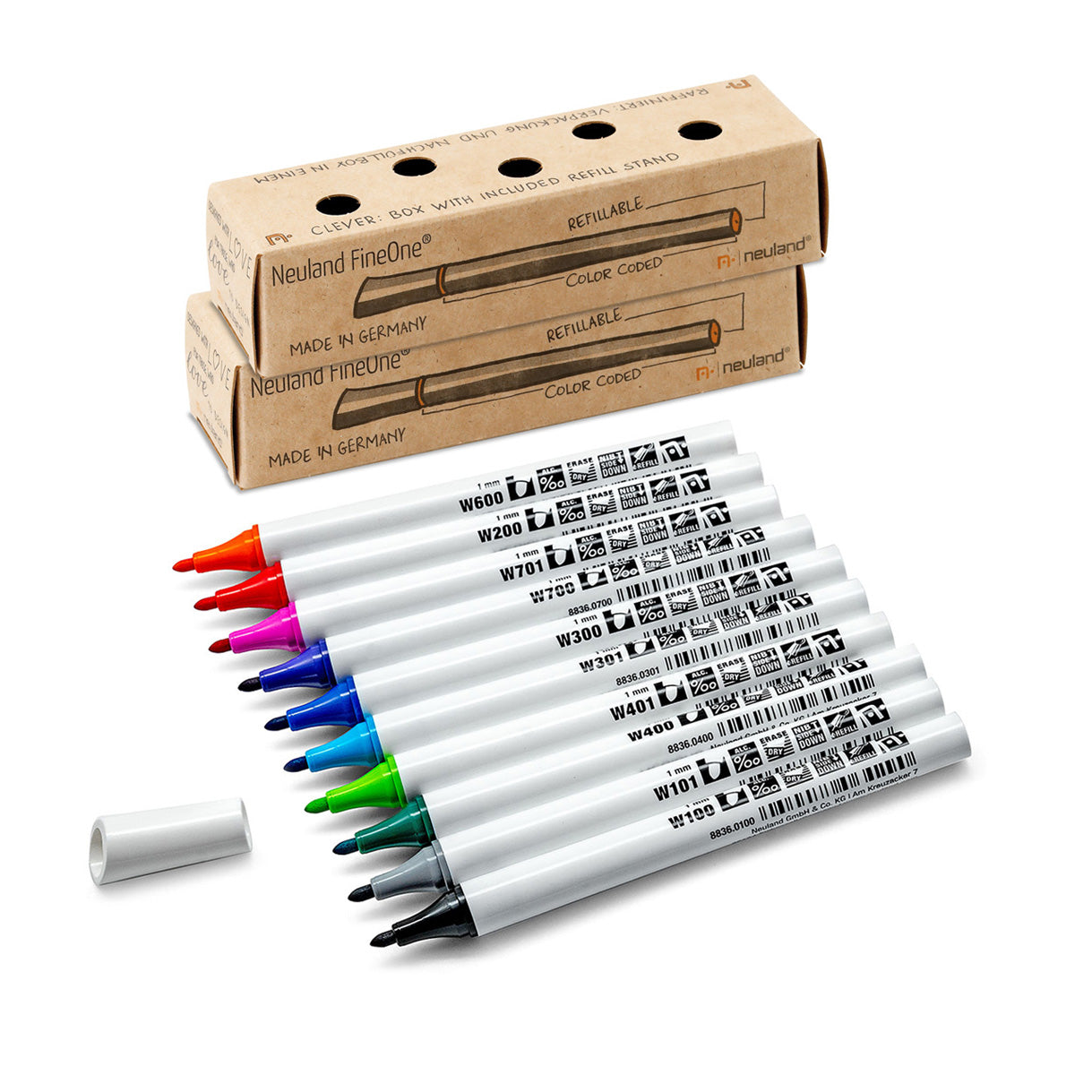 Neuland FineOne® Whiteboard – complete bundle of 10