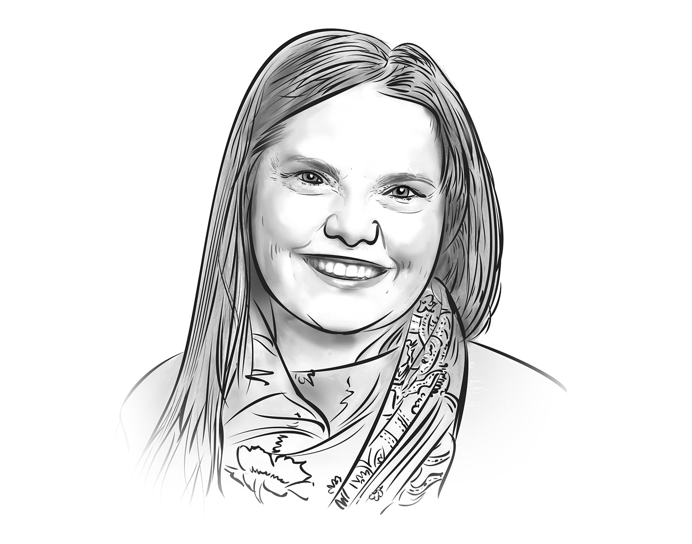 Zeichnung von Heather