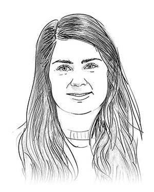 Zeichnung von Carmen