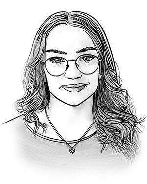 Zeichnung von Djamila