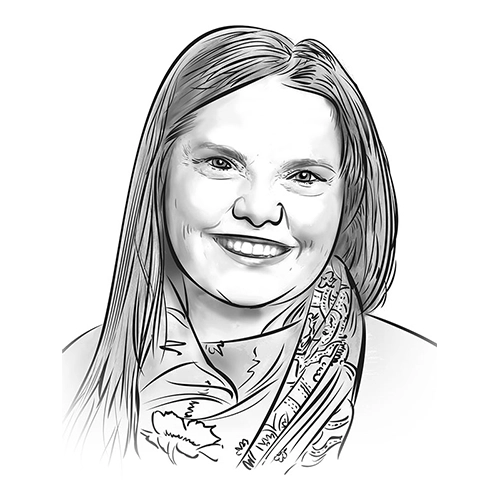 Zeichnung von Heather