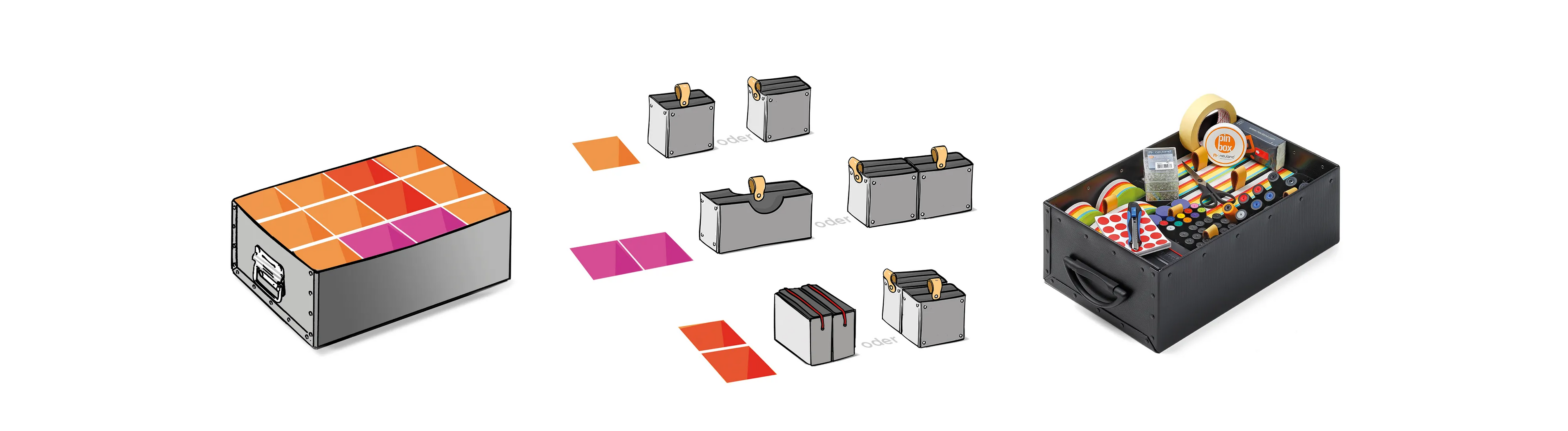 Novario Kombinationsmöglichkeiten für die BasicBox