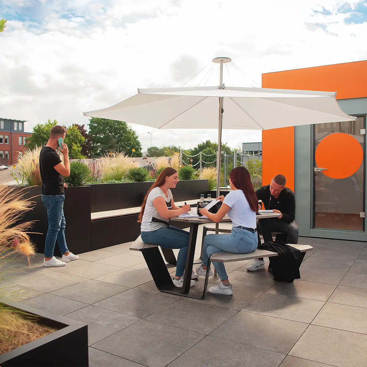 Dachterrasse von Neuland