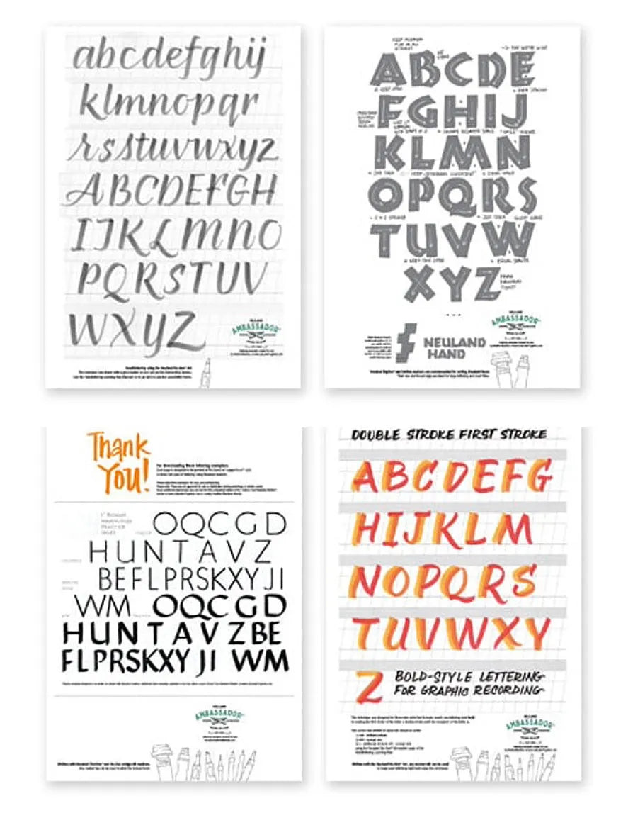 Handlettering Charts