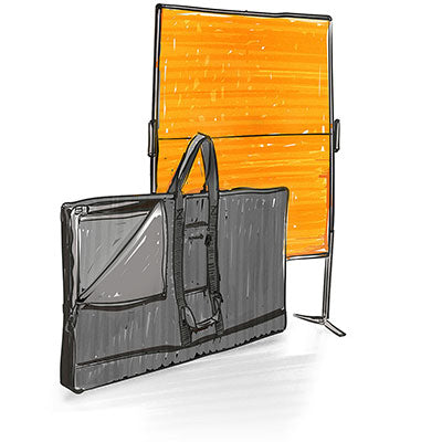 Pinnwand mit Tasche