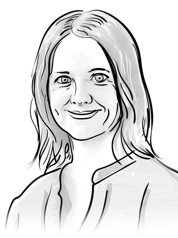 Zeichnung von Barbara