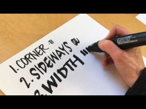 Neuland BigOne®, wedge nib 6-12 mm, 5/sets