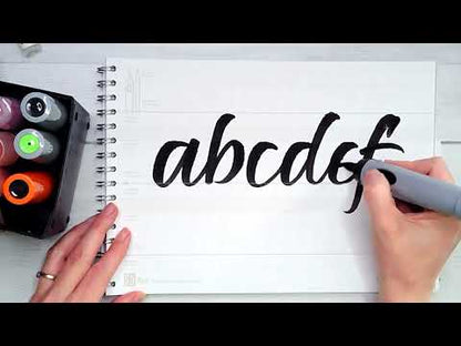 Neuland BigOne® Art Uni Set, 10-Pack Facilitation Markers, brush nib 2-15 mm